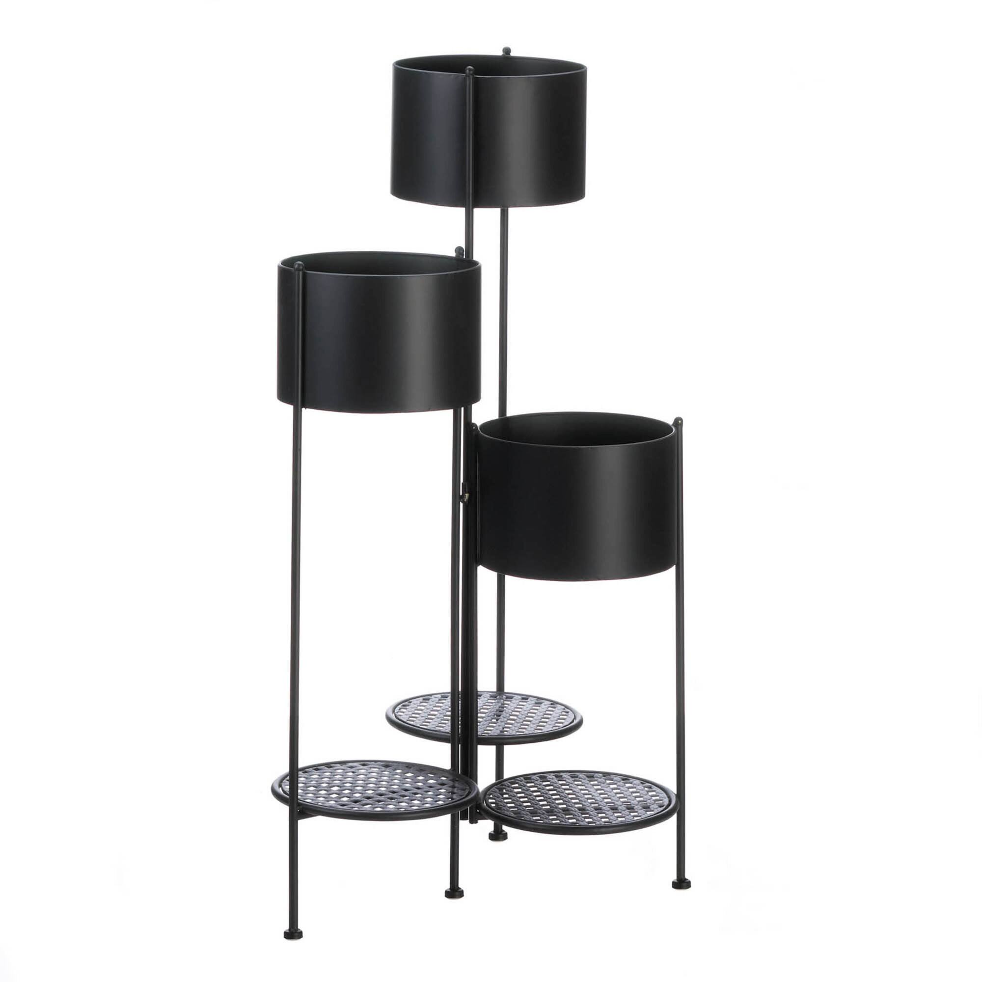 3ft. Barrel Bucket 3-Tier Plant Stand